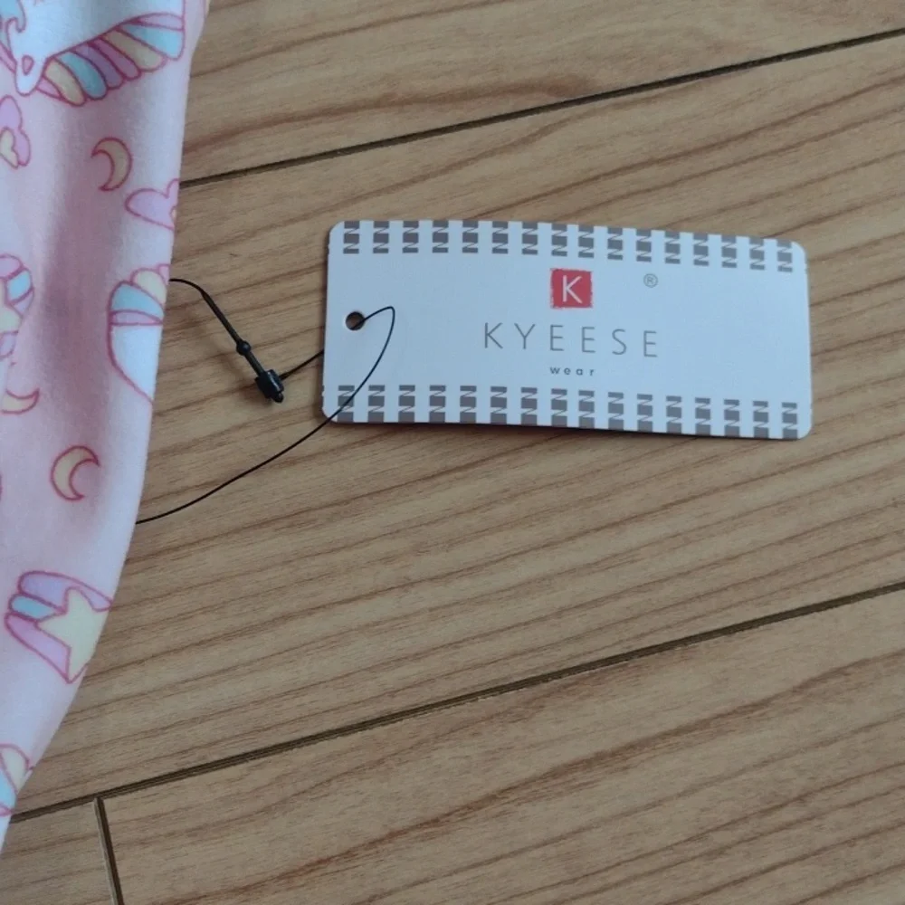Kyeese Soft Velvet Dog Pajamas Pink with Unicorns Size XL